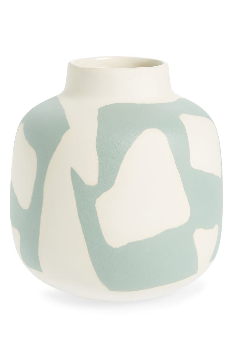 The Conran Shop Abstract Small Stoneware Vase, Main, color,