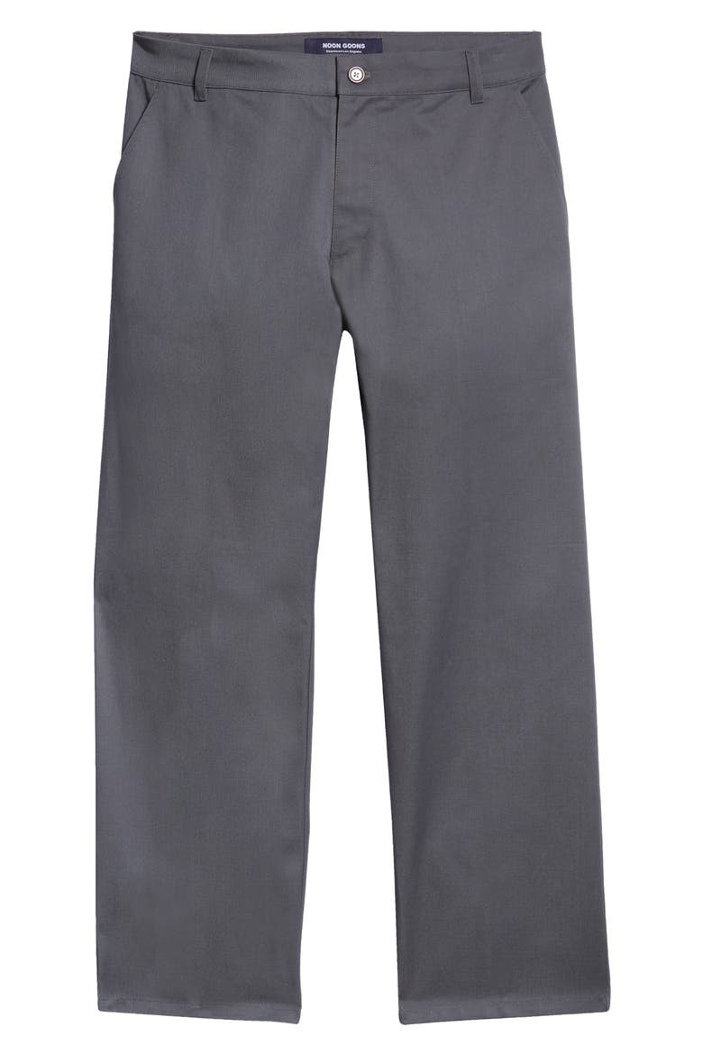 Men's Club Flat Front Pants, Alternate, color, CHARCOAL