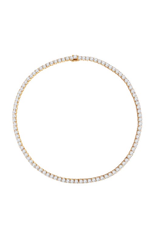 Rc Retro Chic Roman Dusk Tennis Necklace In Gold