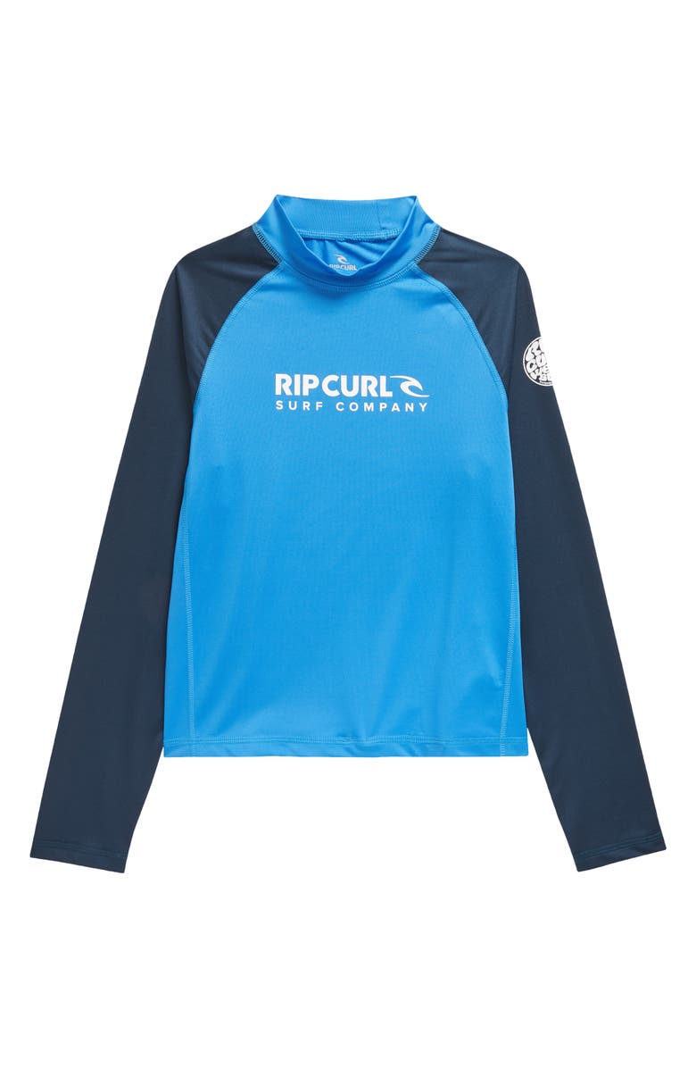 Rip Curl Kids' Shock Long Sleeve Rashguard, Main, color, 