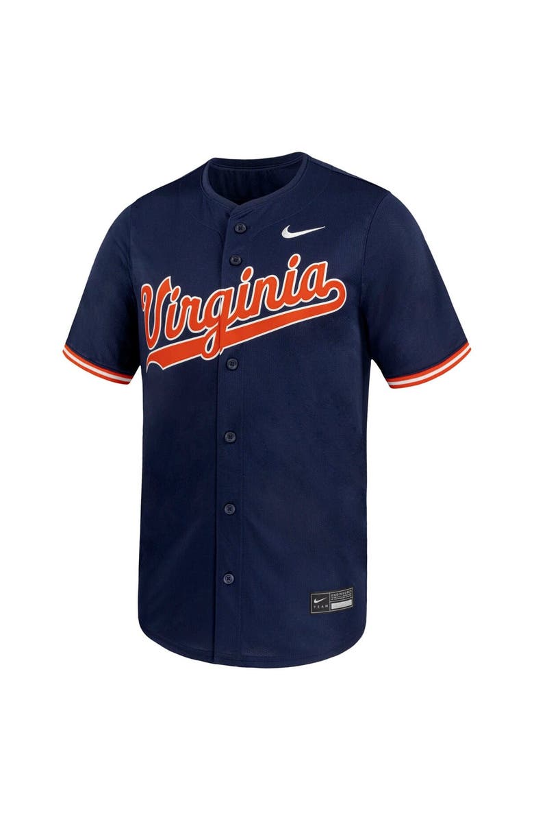 Nike Men's Nike Navy Virginia Cavaliers Limited Baseball Jersey, Alternate, color, Navy