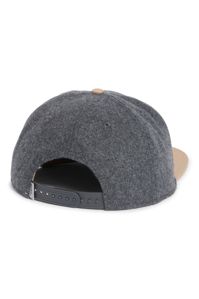 Flock Mountain Patch Trucker Hat, Alternate, color, GREY HEATHER