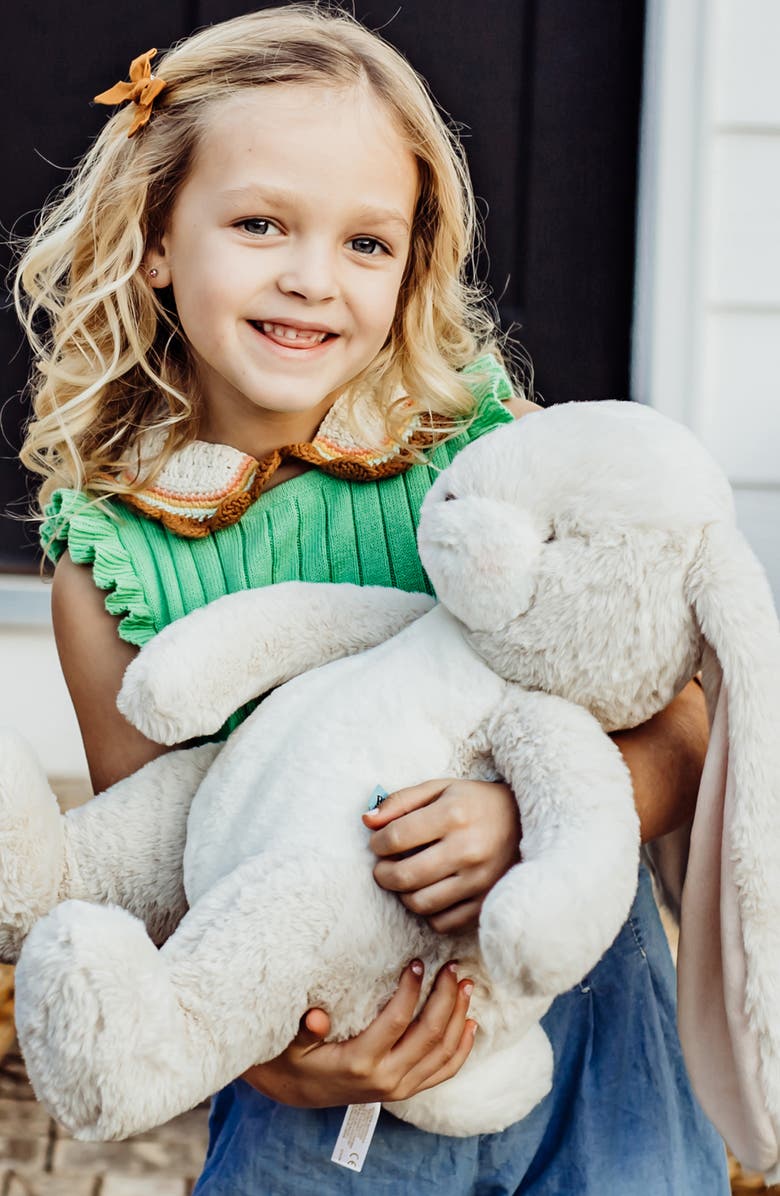 Bunnies by the Bay Big Nibble Bunny Stuffed Animal, Alternate, color, Cream