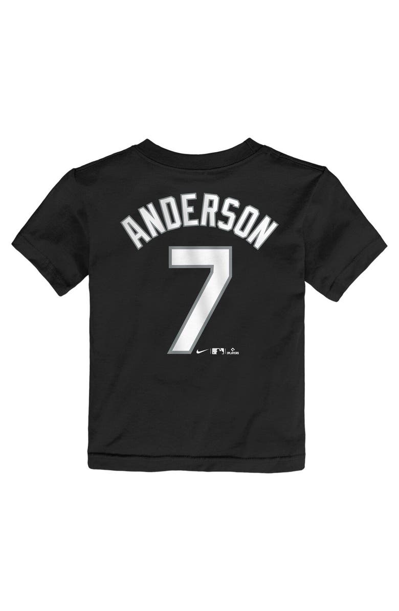 Nike Toddler Nike Tim Anderson Black Chicago White Sox Player Name & Number T-Shirt, Alternate, color, 