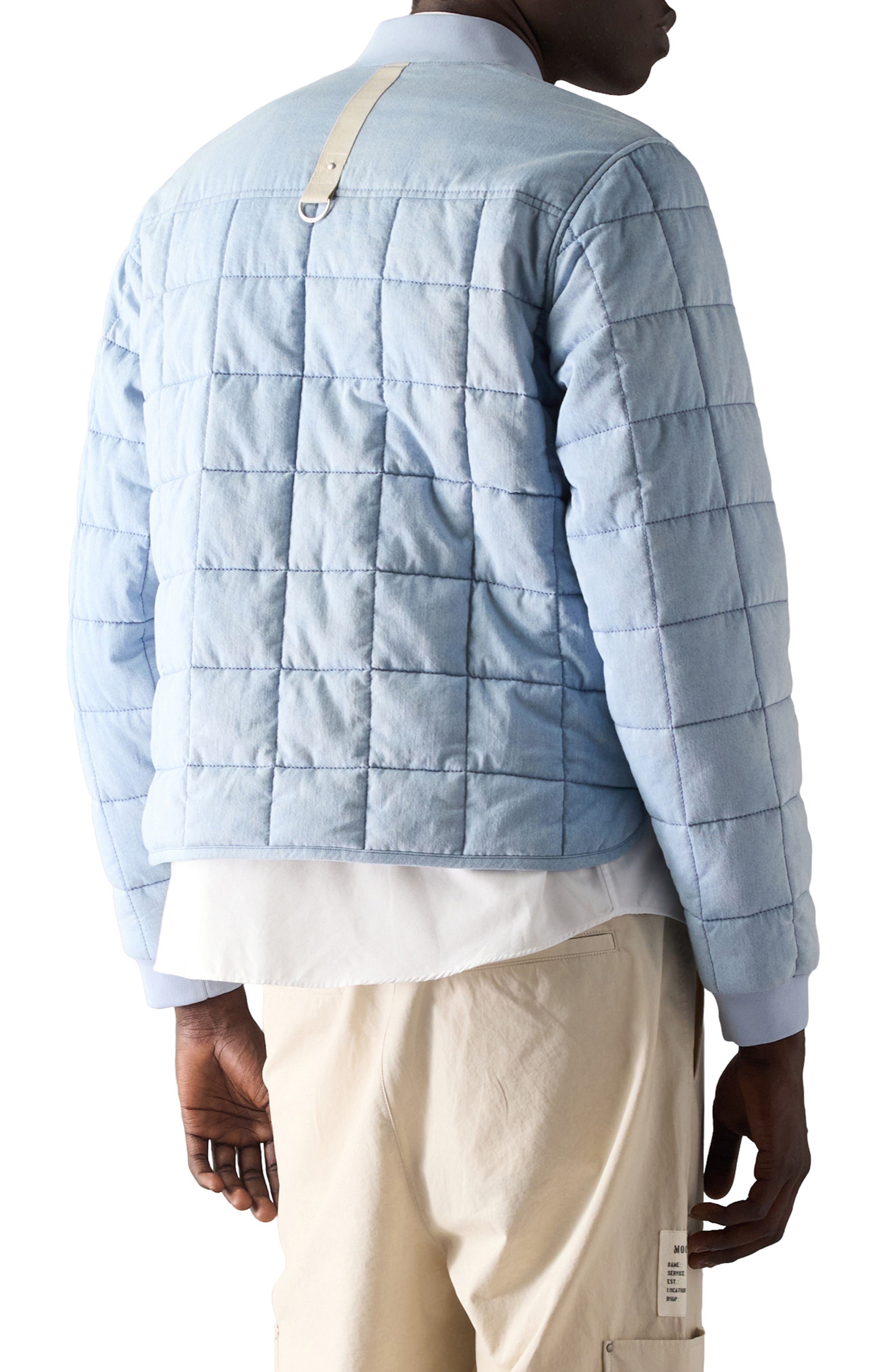 Transit Down Denim Liner Bomber Jacket - image 2