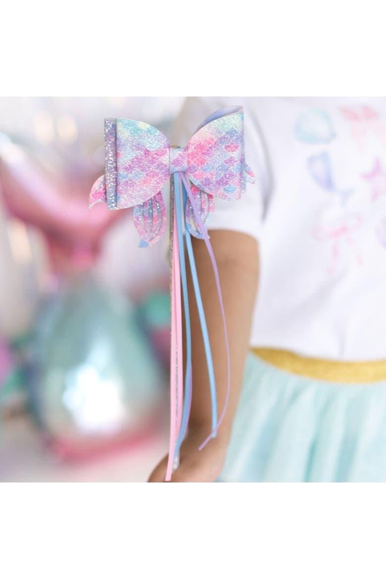 Mermaid Bow Wand, Alternate, color, Multicolor