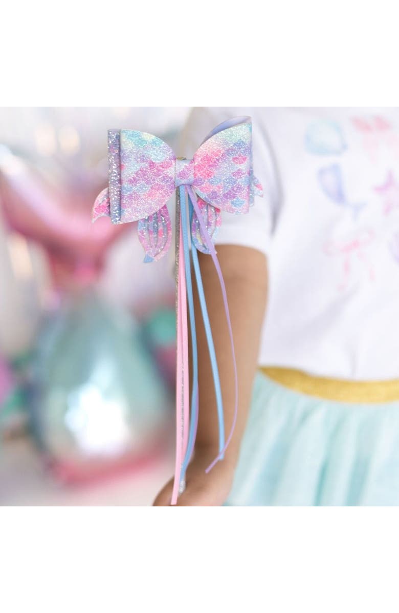 Sweet Wink Mermaid Bow Wand, Alternate, color, Multicolor