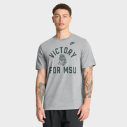 Nike Men's Nike Heather Gray Michigan State Spartans Legacy Mantra Tri-Blend T-Shirt