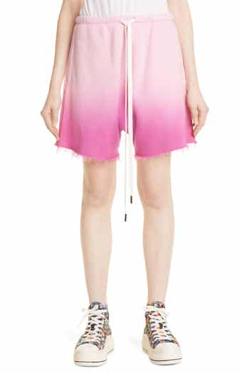 R13 Dip Dye Raw Hem Sweat Shorts