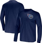 NFL X DARIUS RUCKER Men's NFL x Darius Rucker Collection by Fanatics Navy Tennessee Titans Team Long Sleeve Pocket T-Shirt