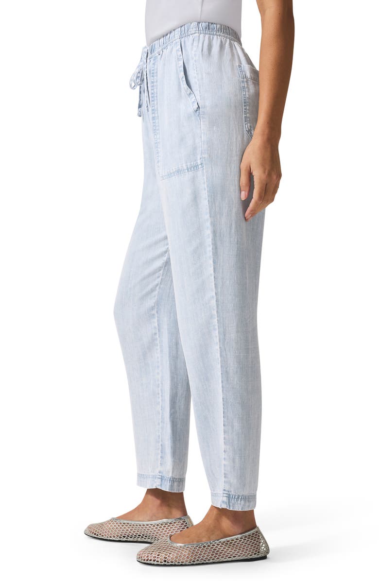 Splendid Angie Indigo Straight Pants, Alternate, color, Bleached Indigo