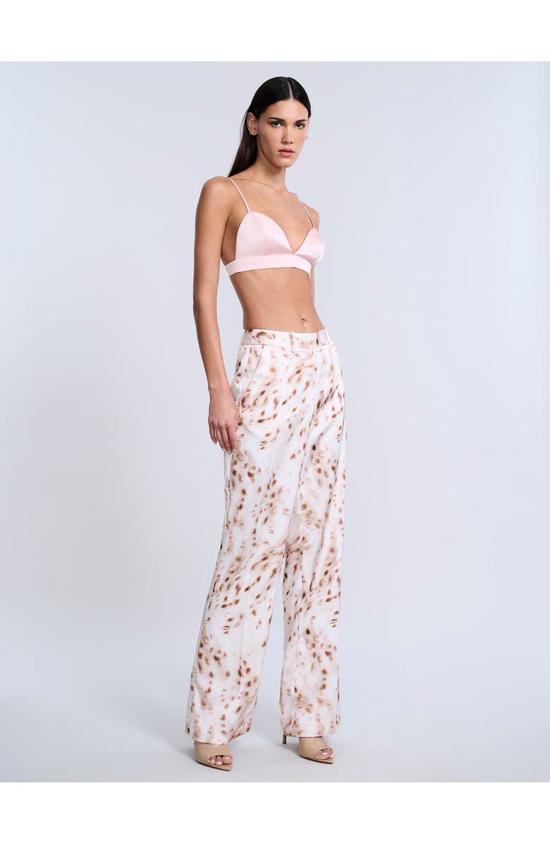 BCBGMAXAZRIA Animal Print Relaxed Pant, Alternate, color, Brown Sugar Animal Print