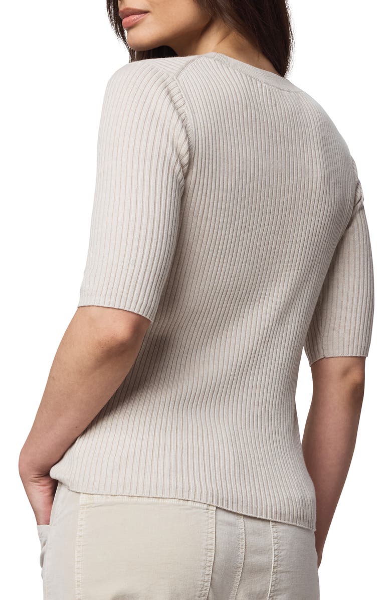 Splendid Georgie Rib Sweater, Alternate, color, Pale Oak Heather