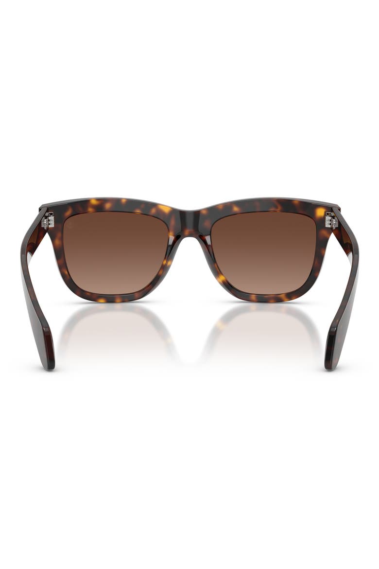Bronzz 52mm Polarized Gradient Pillow Sunglasses, Alternate, color, HAVANA / POLAR LIGHT BROWN