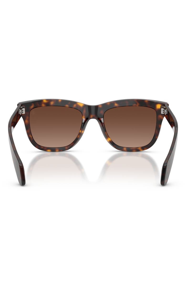 Moncler Bronzz 52mm Polarized Gradient Pillow Sunglasses, Alternate, color, Havana / Polar Light Brown