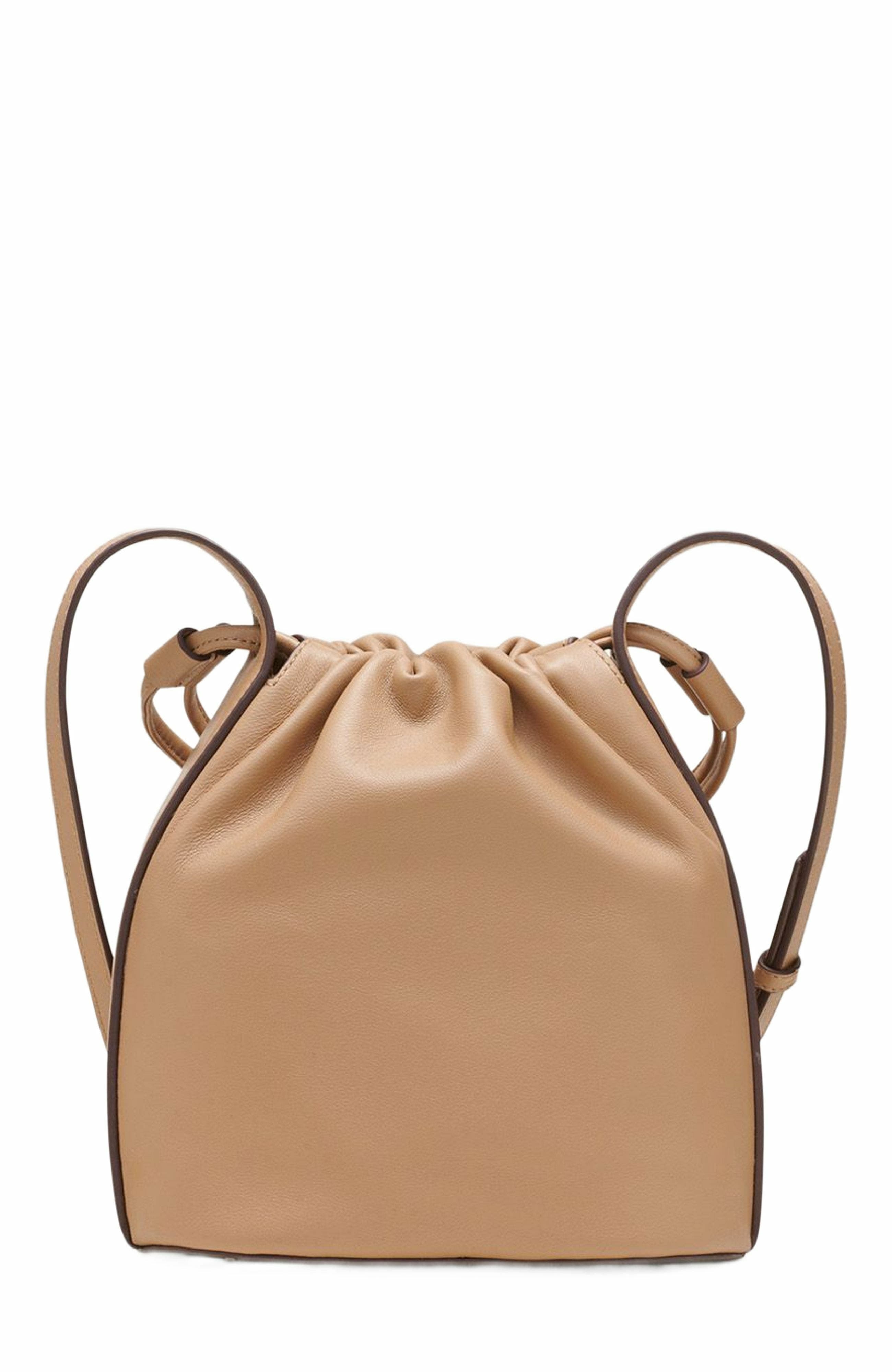 Channing Small Drawstring Bag, Alternate, color, CAPPUCINO