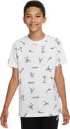 Nike Kids' Sportswear Print Cotton T-Shirt