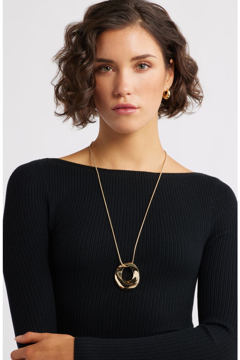 Demi Fine Dome Hoop Earrings, Alternate, color, 14K GOLD PLATED