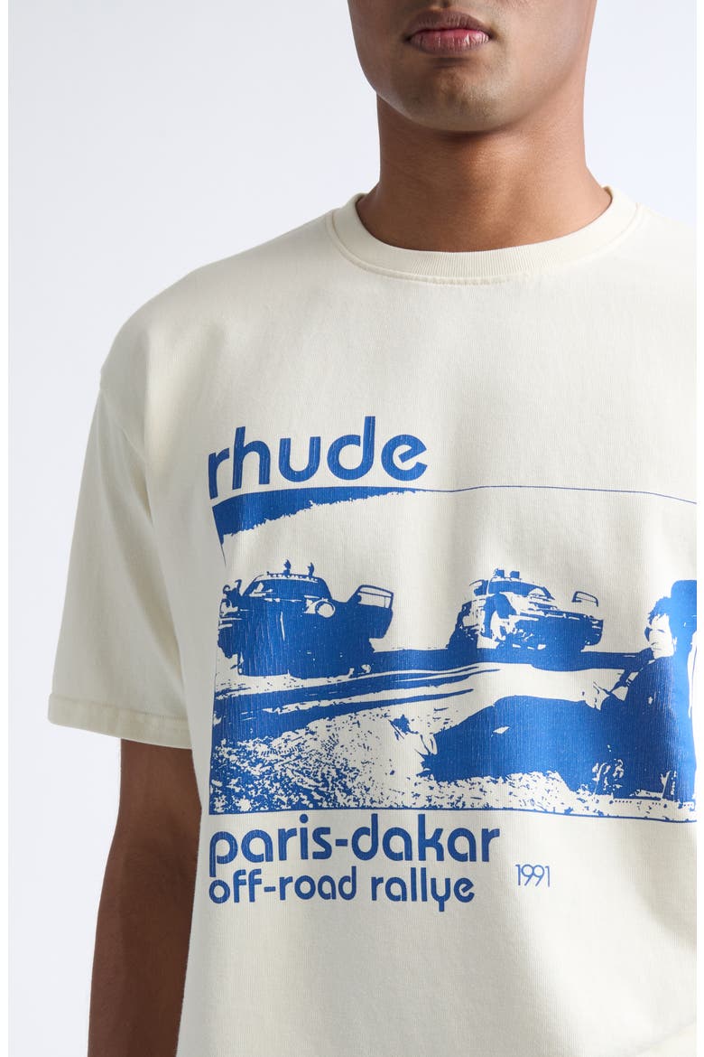 Trail of Dust Cotton Graphic T-Shirt, Alternate, color, VINTAGE WHITE/ BLUE