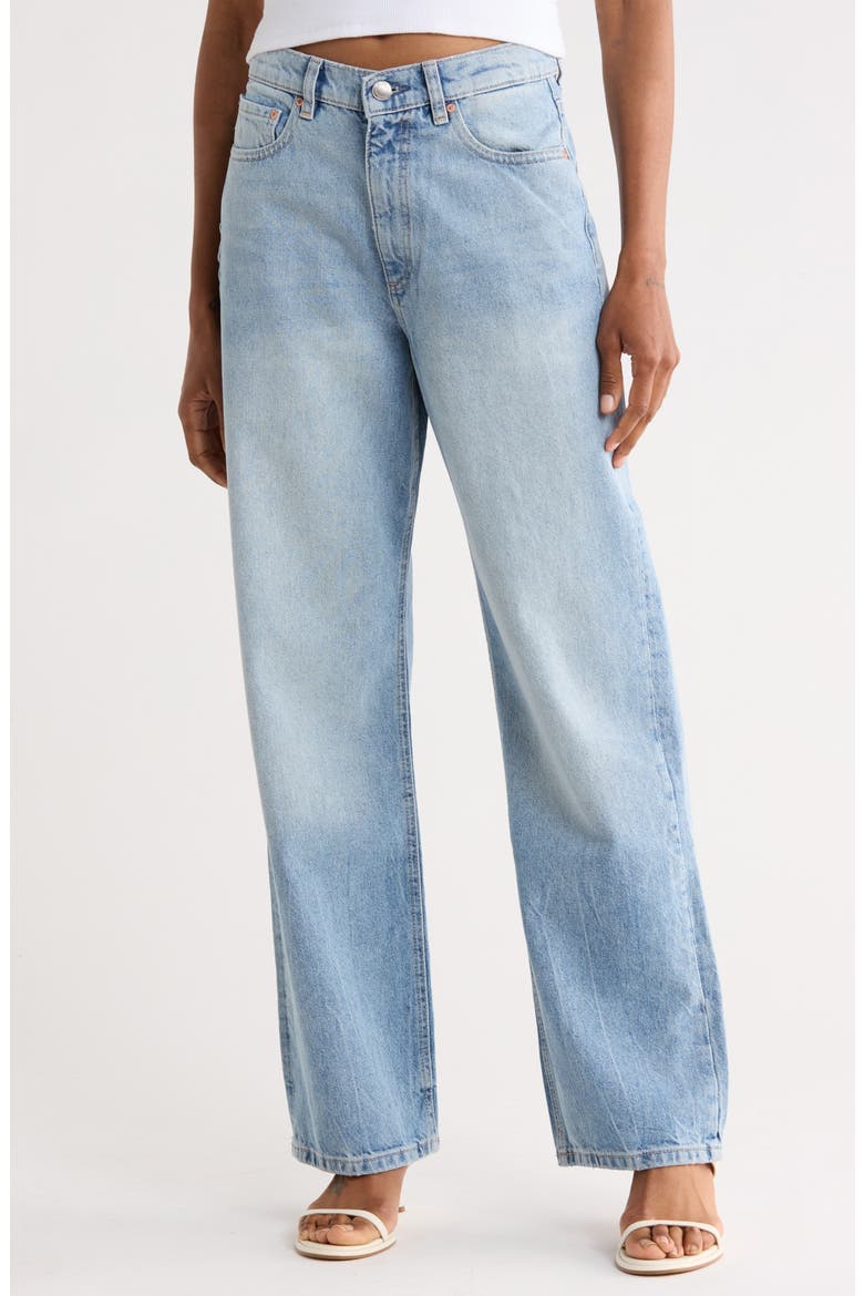 Karmine Refined SculptSystem High Waist Wide Leg Jeans, Main, color, VINTAGE LIGHT