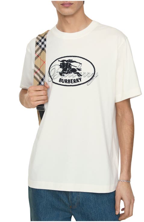 Knight Stamp Cotton T-shirt