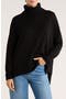 Cashmere Turtleneck Step Hem Sweater