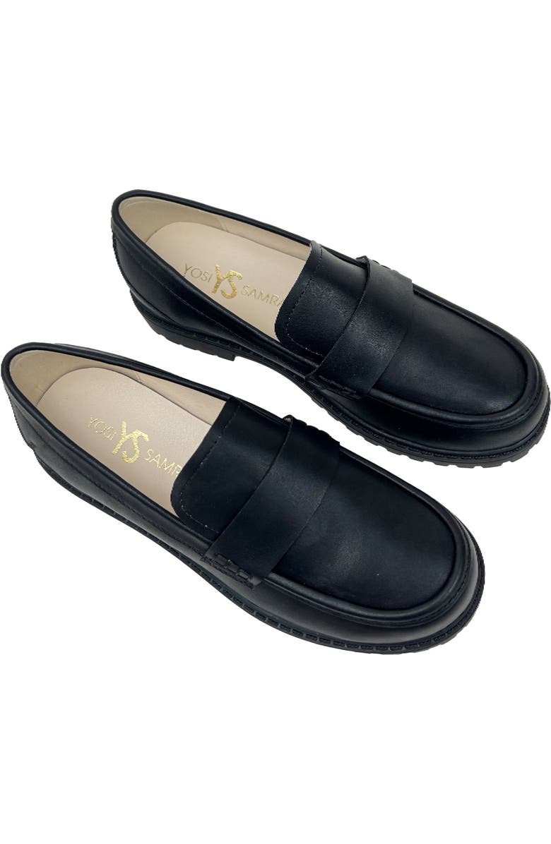 Yosi Samra Kids' Miss Lydia Loafer, Main, color, Black