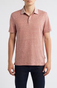 BOSS Press Cotton and Linen Polo