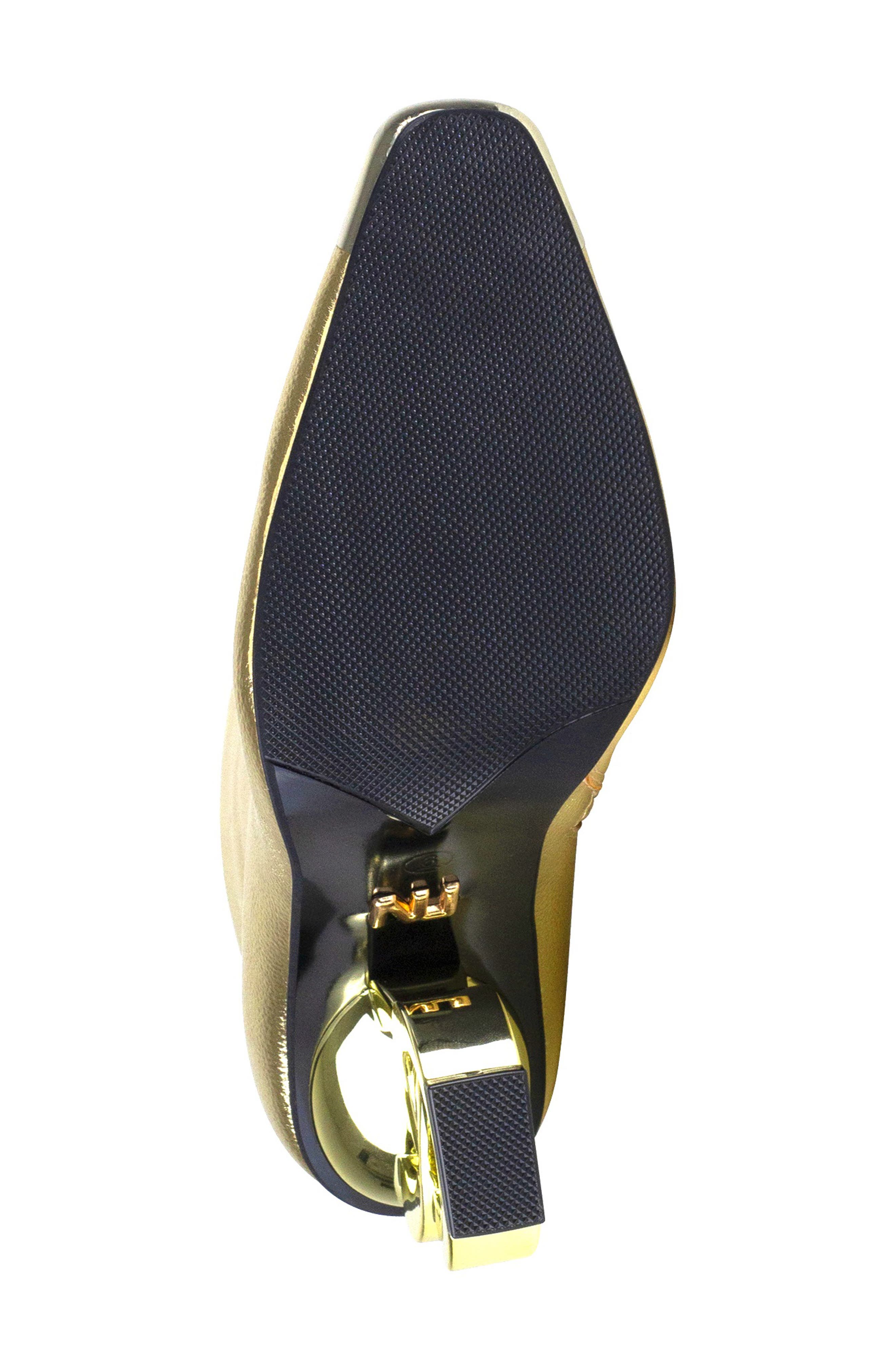 NINETY UNION Lovely Zipper Boot, Alternate, color, Gold