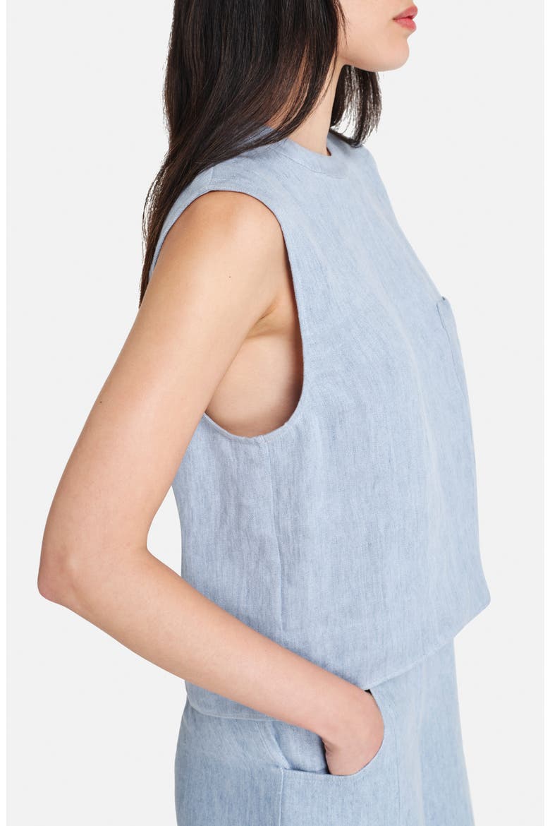 Crop Denim Tank, Alternate, color, LIGHT INDIGOA