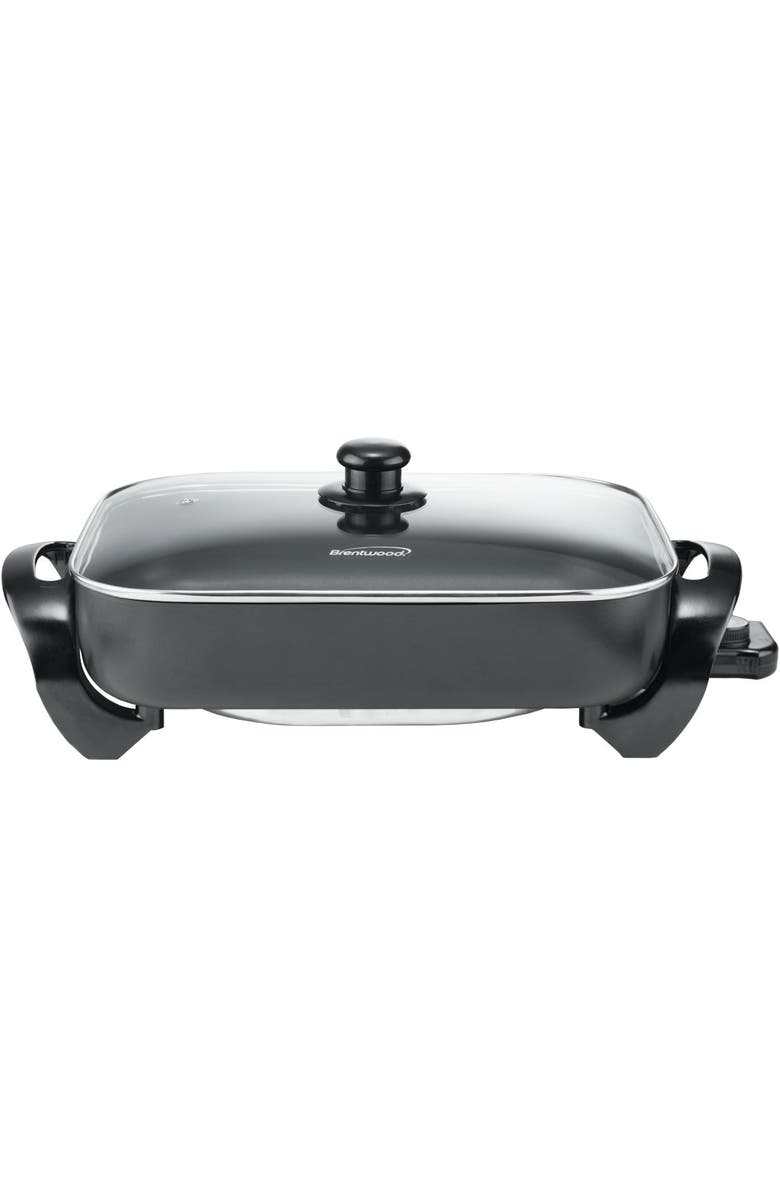 Brentwood Electric Skillet, Alternate, color, Black