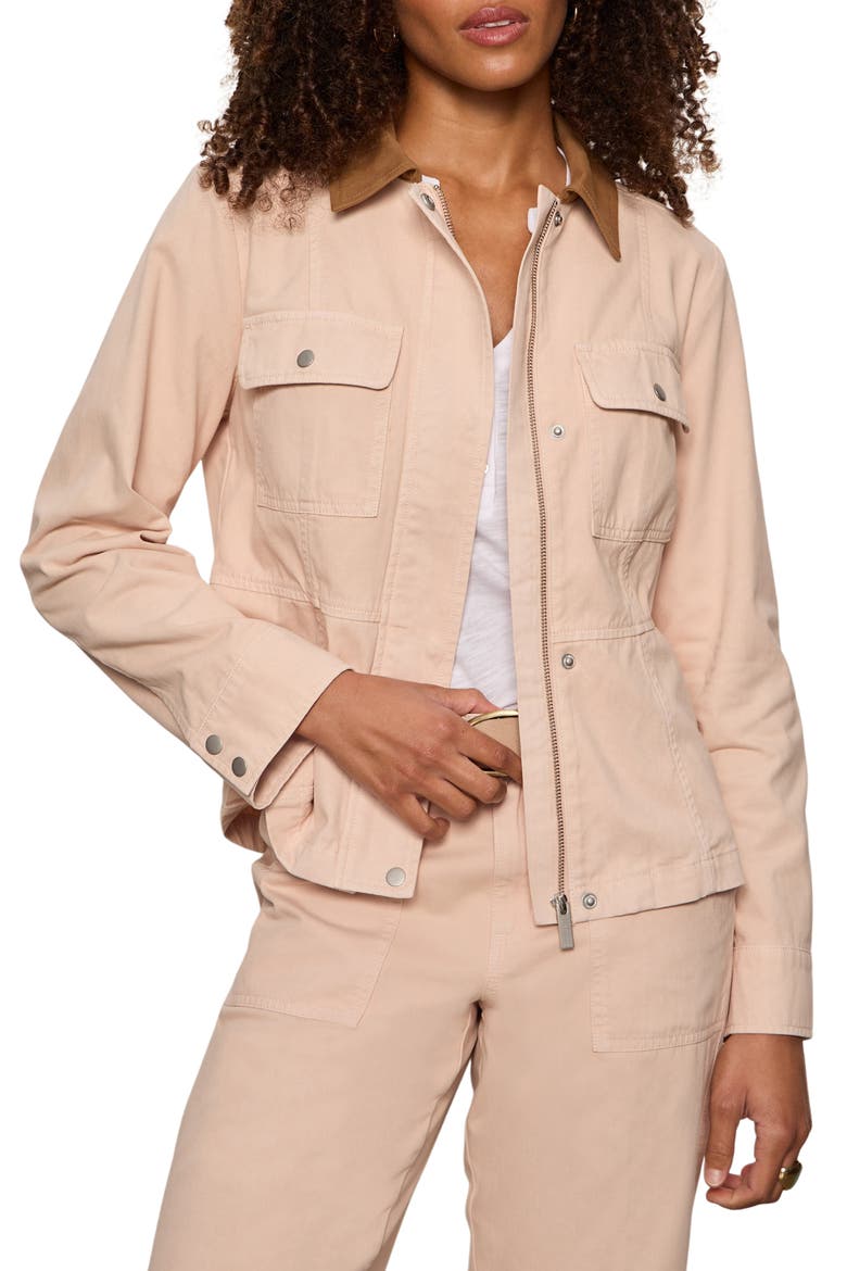 Haven Utility Jacket, Main, color, ROSE PINK TEA