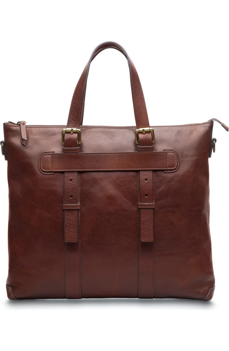 Bosca Brenta Leather Tote, Alternate, color,