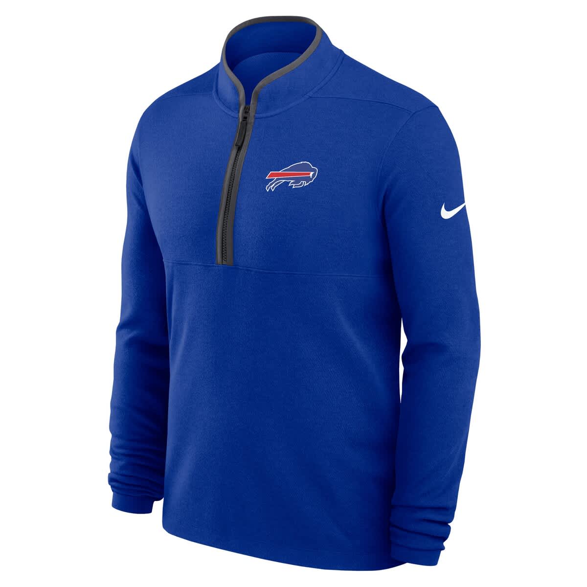 Men's Nike Royal Buffalo Bills Lightweight Victory Performance Half-Zip Pullover - image 2