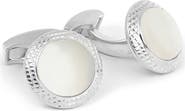 Tateossian Mother-of-Pearl Bullseye Cuff Links