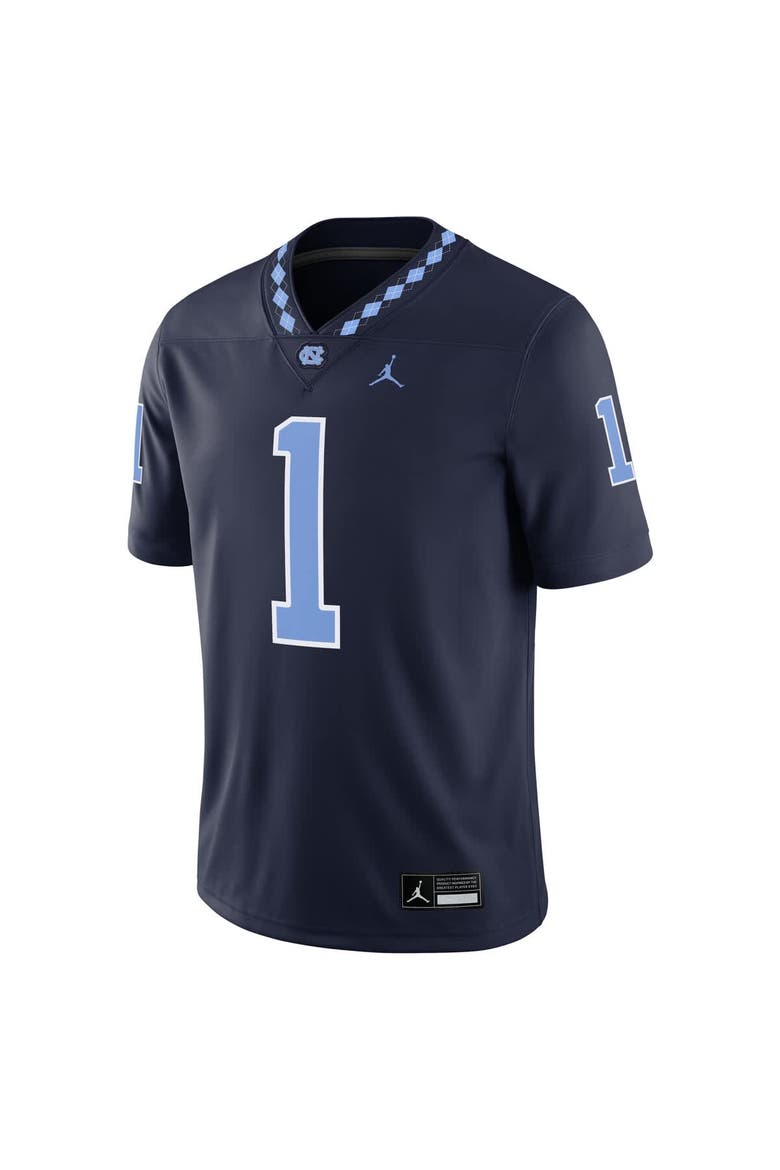 Men's Jordan Brand #1 Navy North Carolina Tar Heels Alternate Game Jersey, Alternate, color, Navy