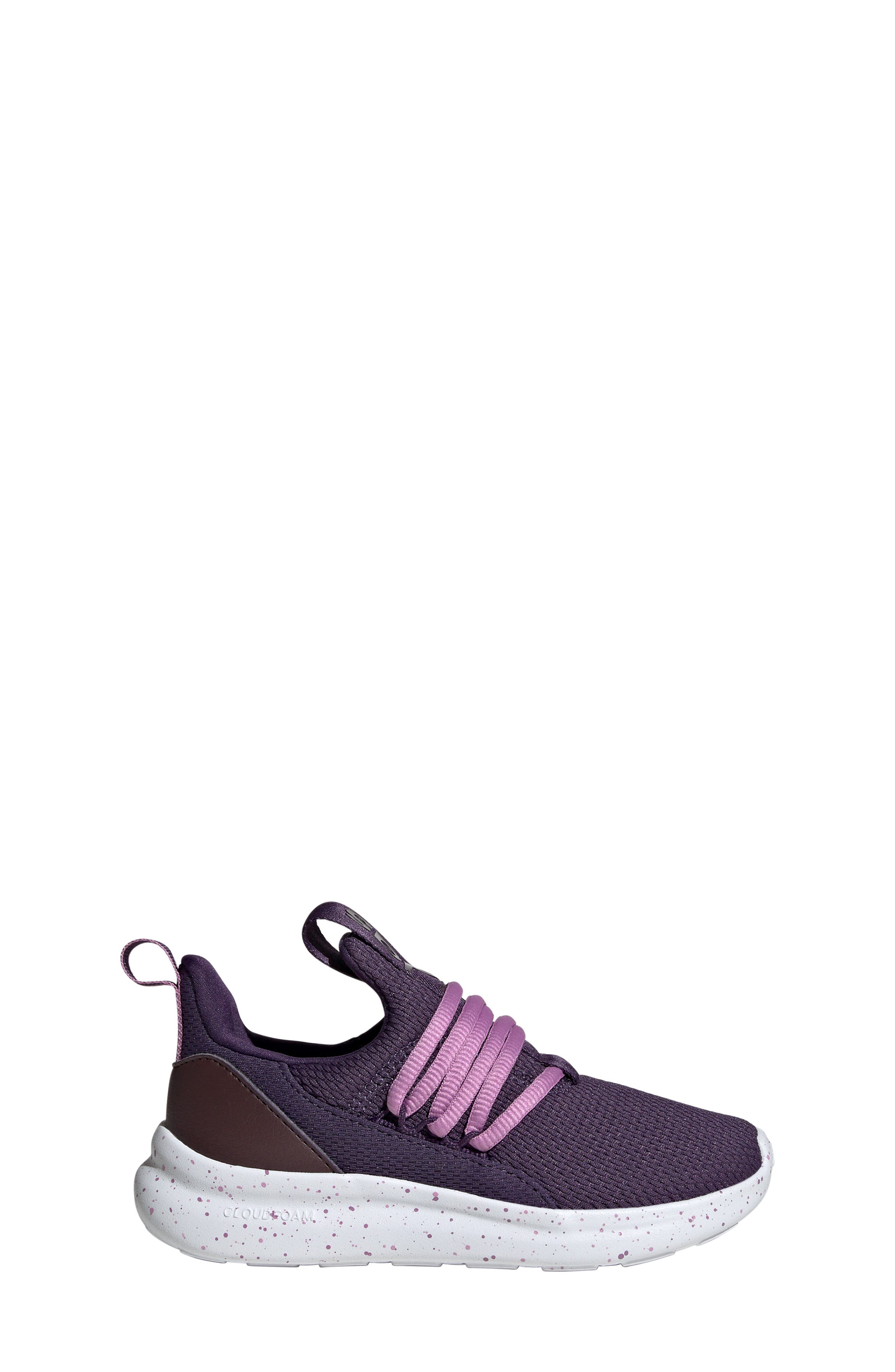 adidas Kids' Lite Racer Adapt 7.0 Sneaker, Alternate, color, Plum/ Purple/ White