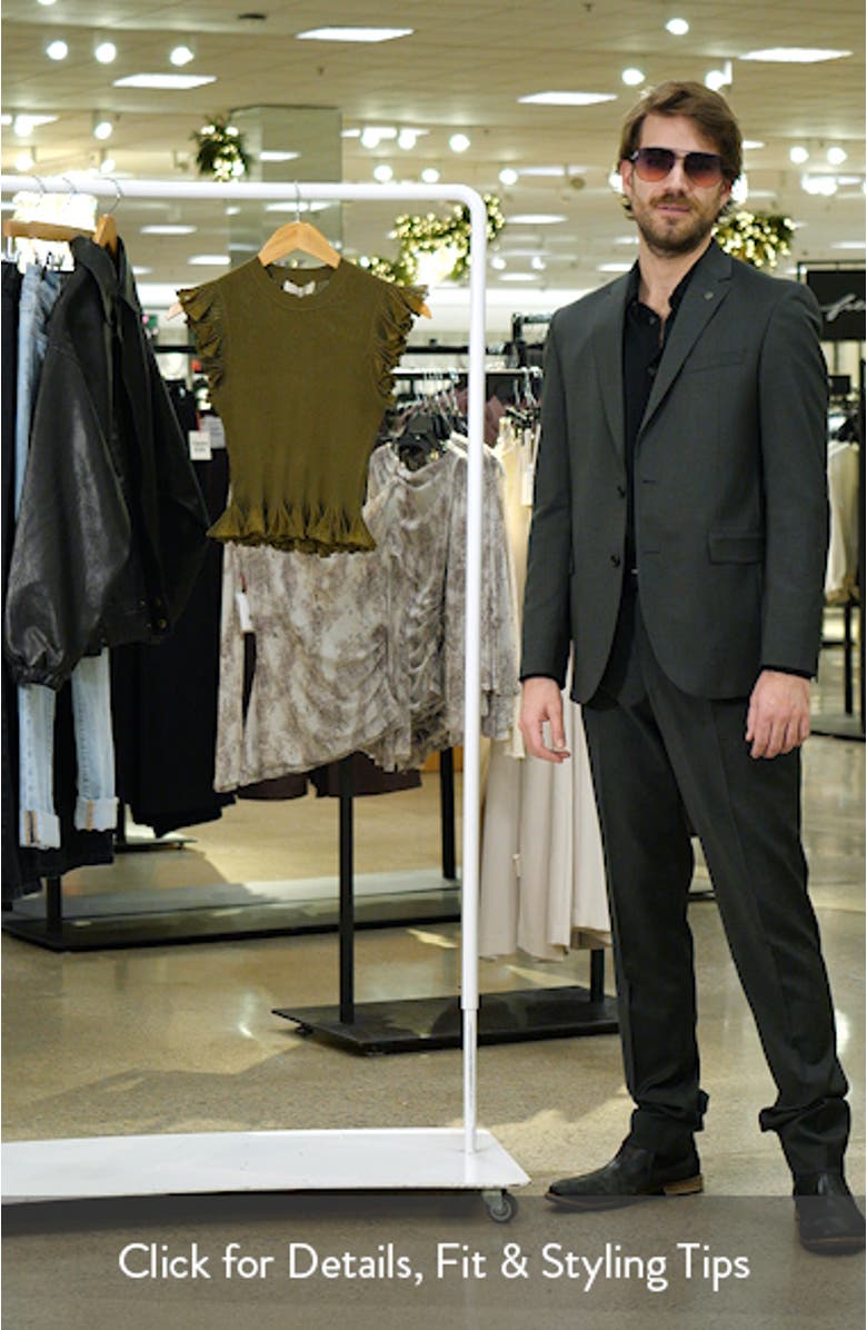 Leila Ruffle Cap Sleeve Sweater, sales video thumbnail