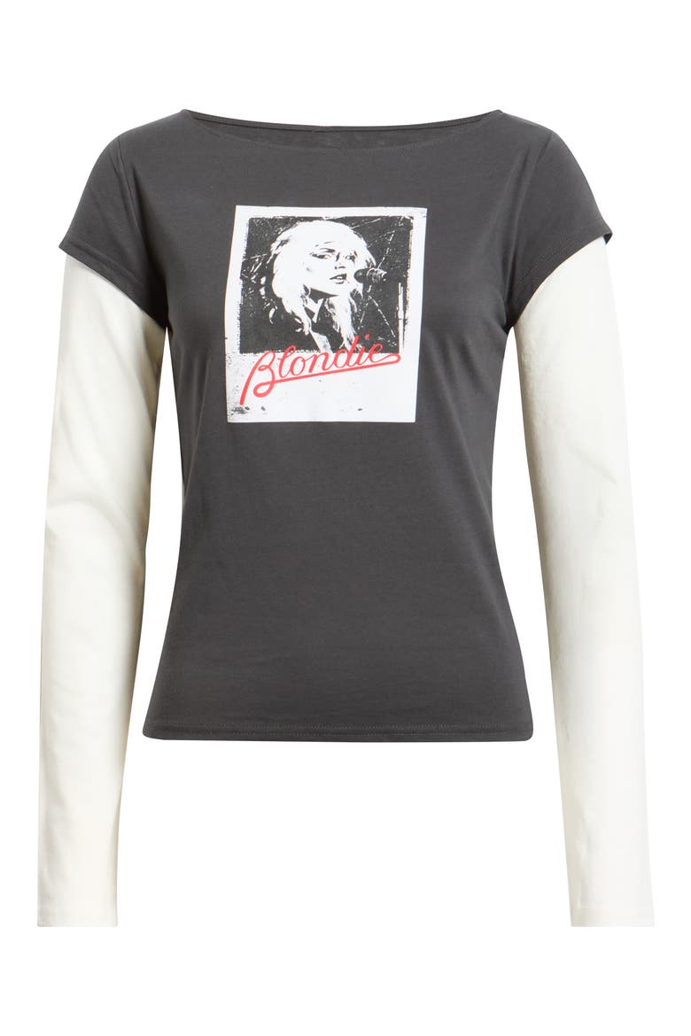 Blondie 2Fer Long Sleeve Graphic T-Shirt, Alternate, color, PHANTOM
