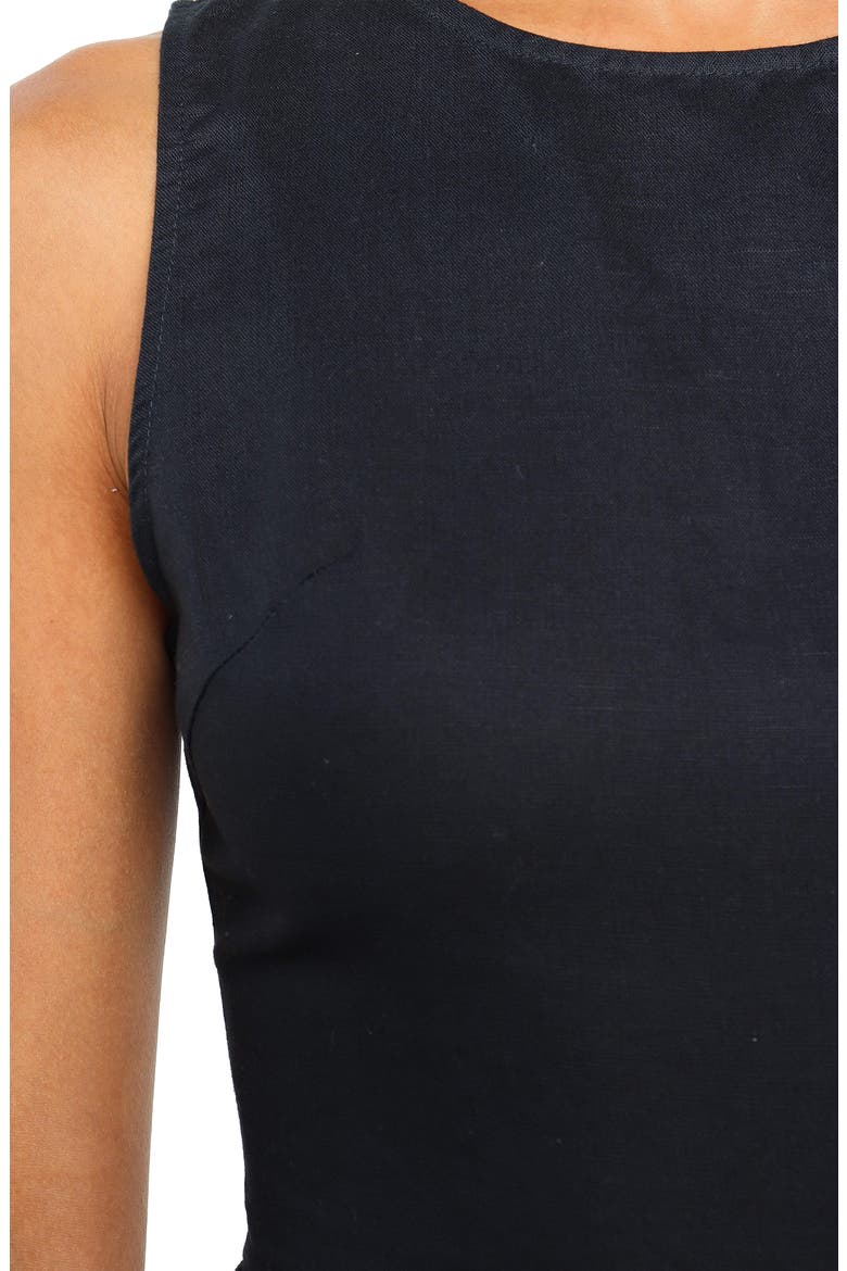 Ester Sleeveless Crop Wide Leg Jumpsuit, Alternate, color, BLACK