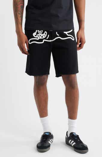 ICECREAM Black Dog Denim Shorts