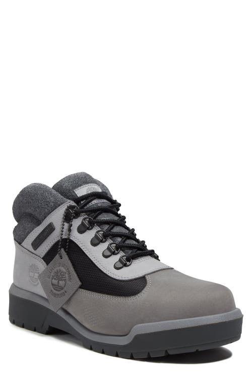 Timberland Field Waterproof Boot In Medium Grey Nubuck