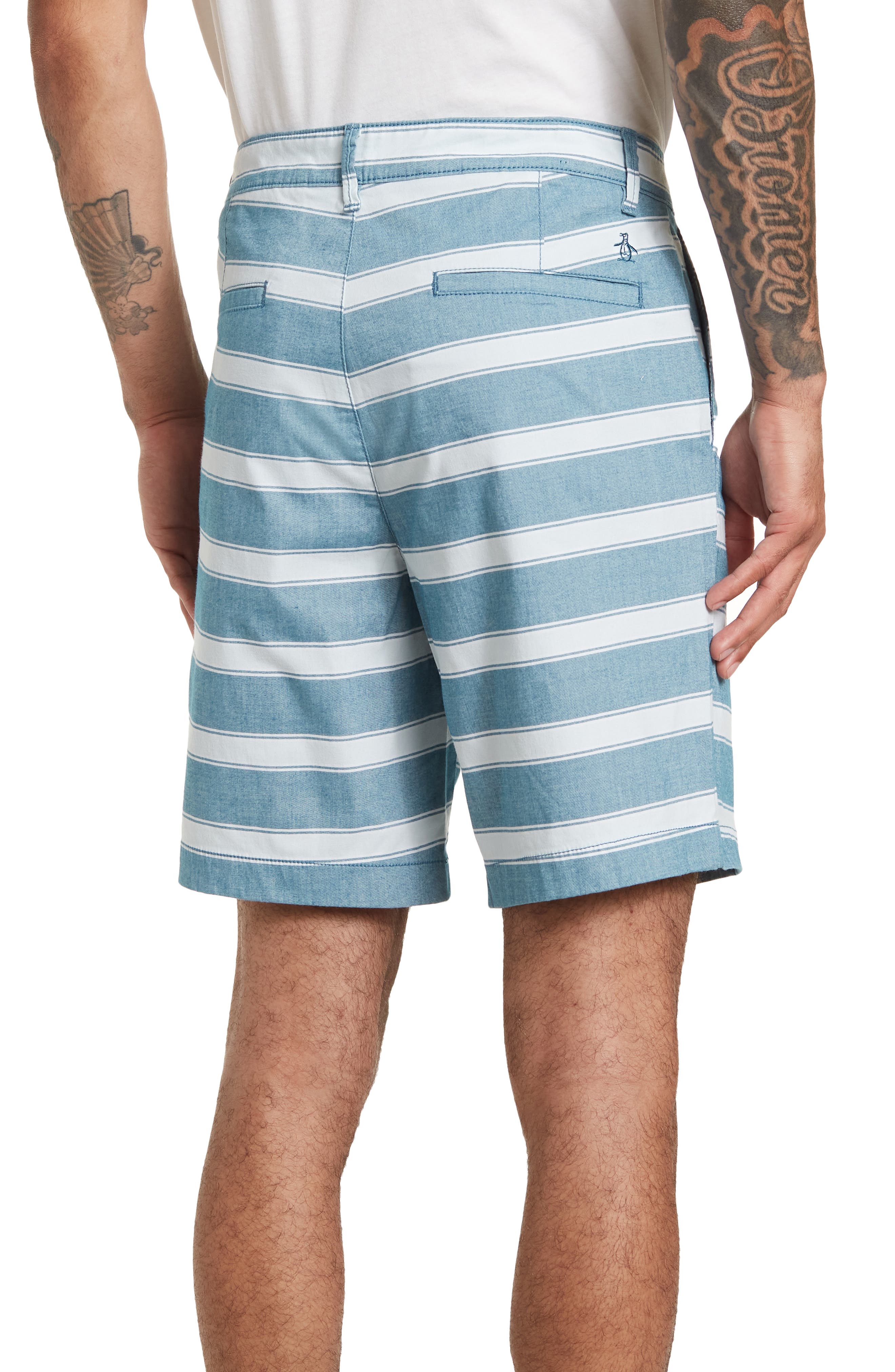 Stripe 8" Chino Shorts - image 4