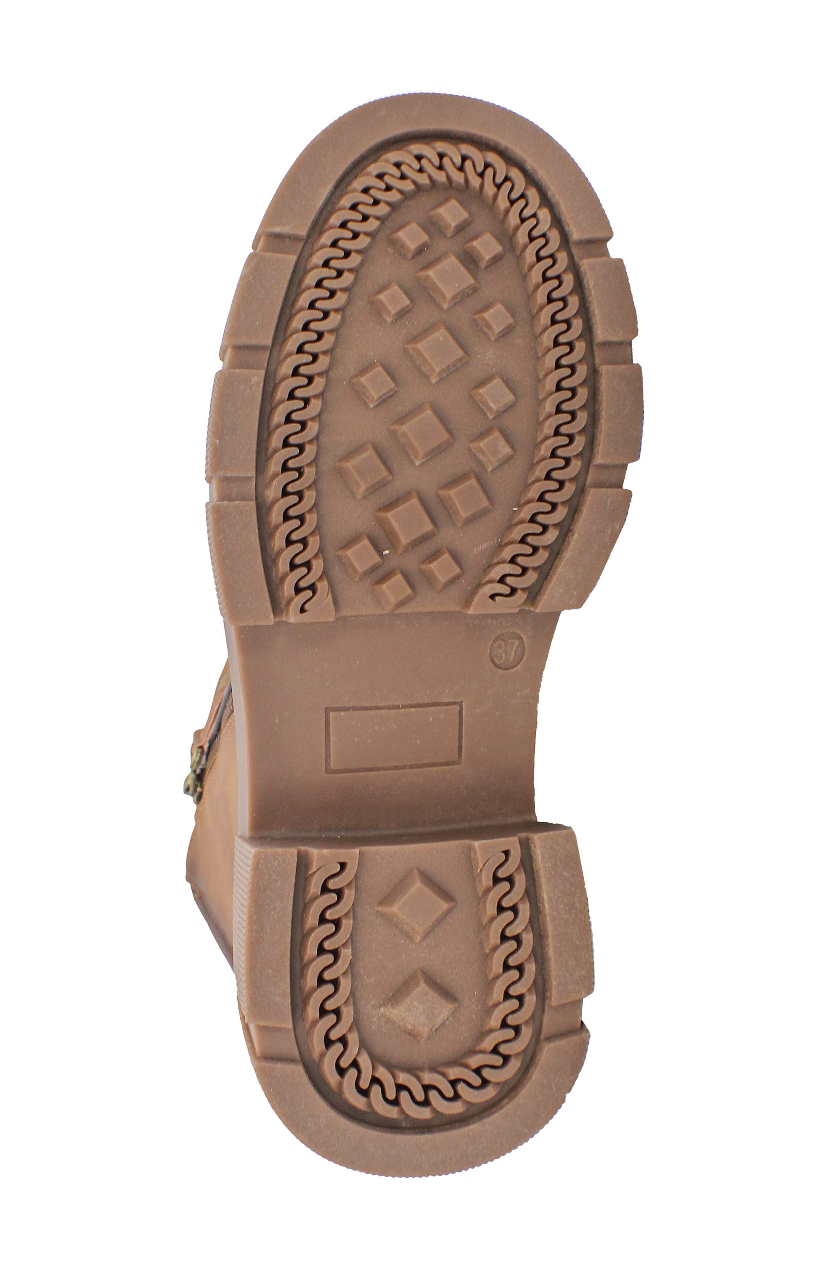 YOKI Ambrea Quilted Combat Boot, Alternate, color, 
