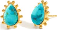 YS GEMS Mohave Turquoise Drop Earrings