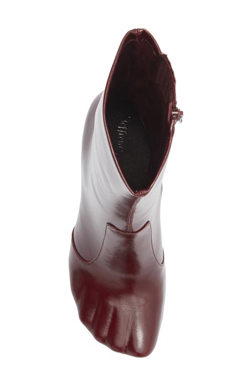 Jeffrey Campbell Visionary Stiletto Boot In Burgundy
