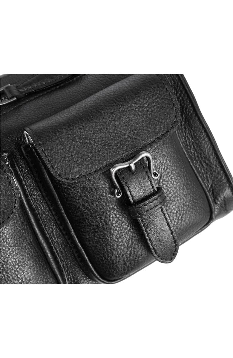 OLD TREND Las Luna Leather Crossbody Bag, Alternate, color, Black