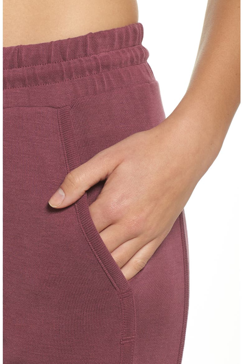 Free People FP Movement Back Into It Joggers, Alternate, color, WINE