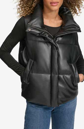 Levi's® Faux Leather Puffer Vest