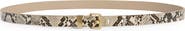 Nordstrom Snakeskin Print Faux Leather Belt